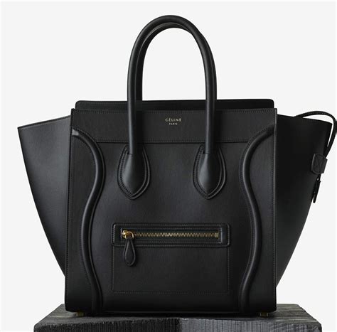 celine luggage black bag